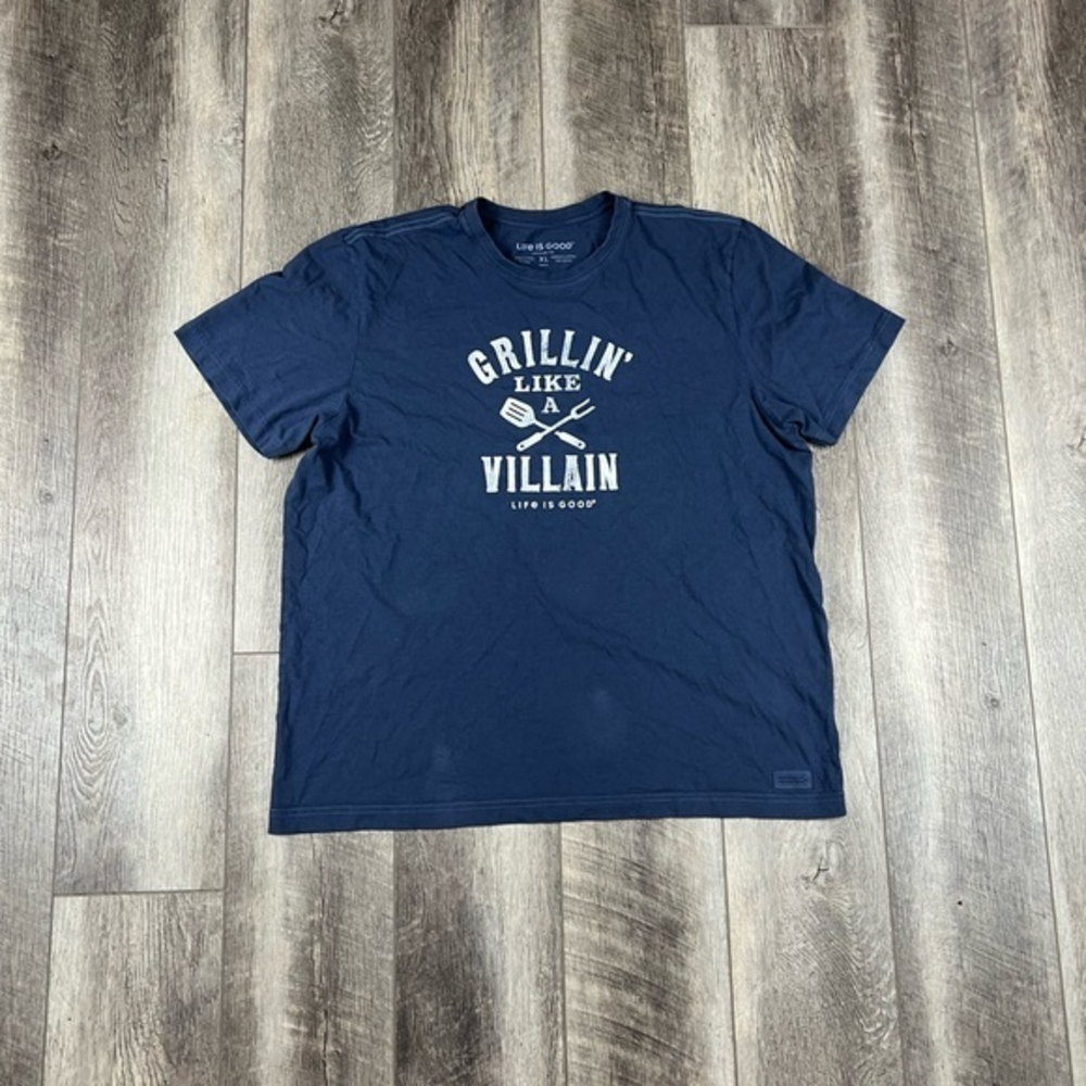 Life Is Good‎ Mens Navy T-shirt